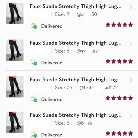 Faux Suede Stretchy Thigh High Lug Boots - Picture 11 of 12